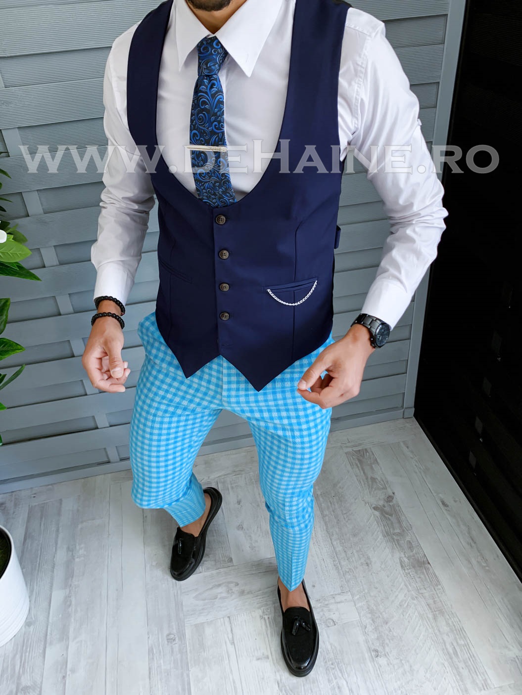 Compleu barbati vesta + pantaloni b1590